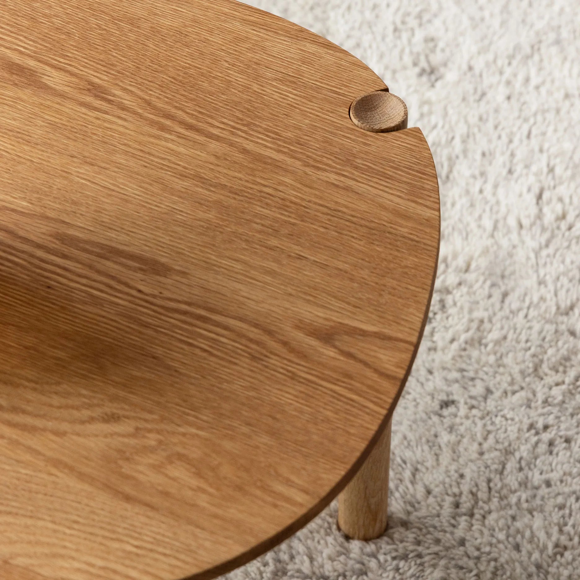 Colo Cross sofabord, FSC certificeret egetræ H40 cm